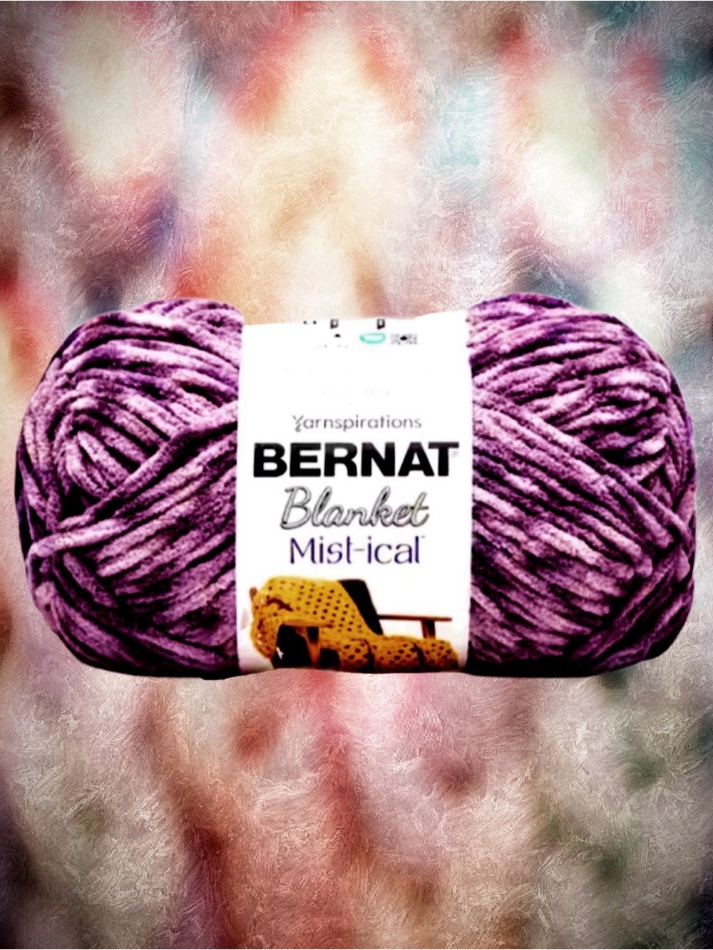 Bernat Blanket Yarn in Purple Haze